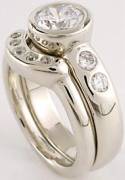 cubic zirconia rings can make great wedding sets.
